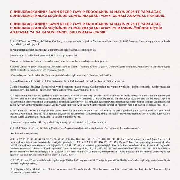 Son dakika | Bakan Bozdağ açıkladı: Başkan Erdoğan'ın adaylığında engel yok - 1