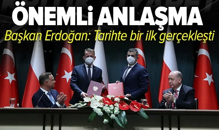 Son dakika: Başkan Erdoğan ile Polonya Cumhurbaşkanı Andrzej Sebastian Duda’dan flaş açıklamalar