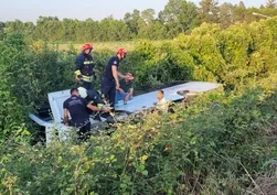 Samsun'da halk otobüsü devrildi! Çok sayıda yaralı var