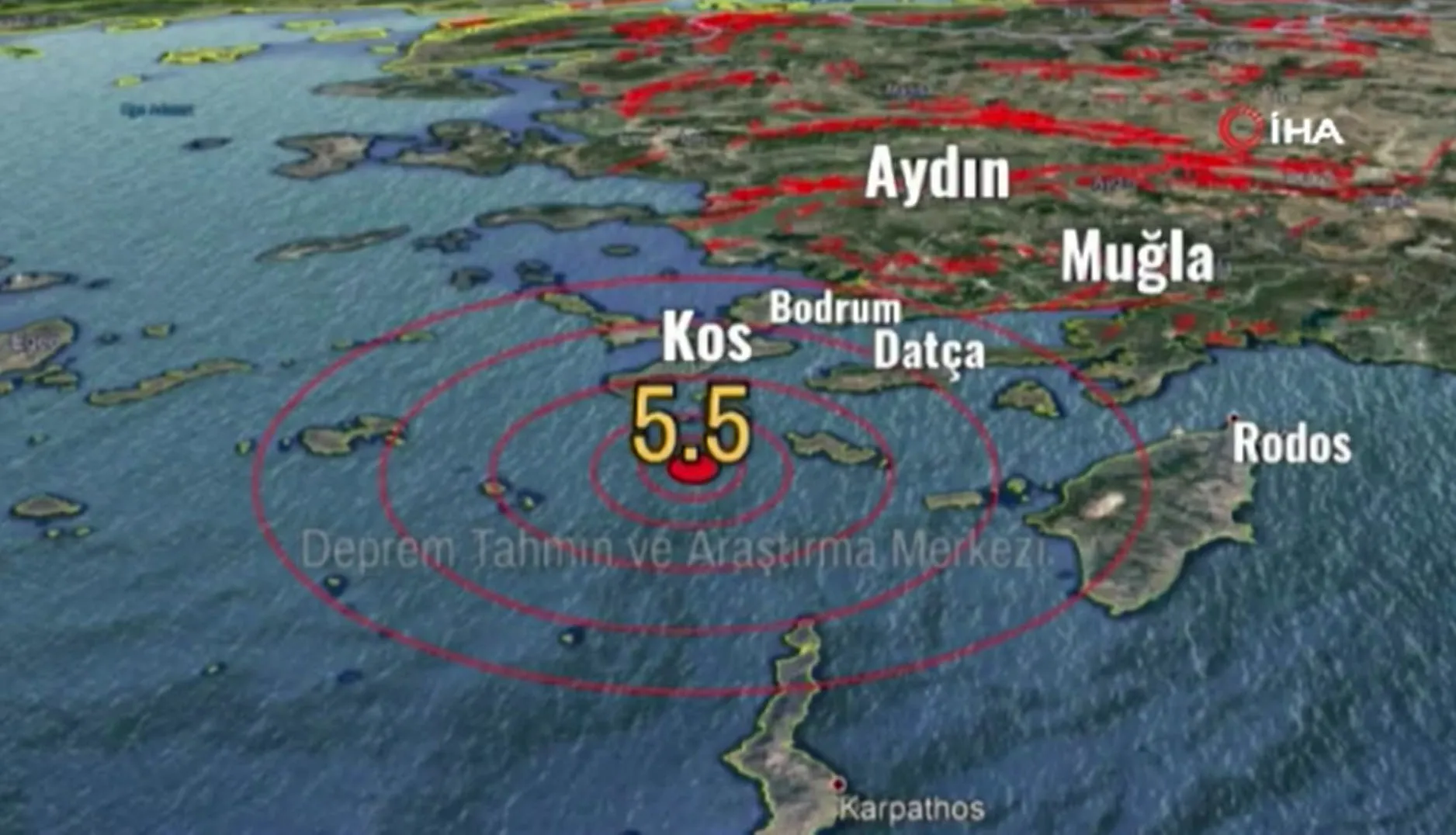 Muğla'yı sallayan 5,3'lük depremin korkutan sinyal sesi