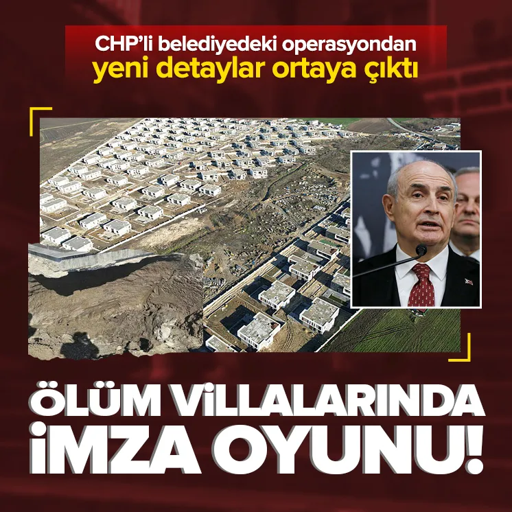 Ölüm villalarında kurnaz başkanın imza oyunu!