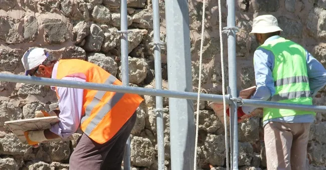 Sinop’ta kale surlarında restorasyon başladı