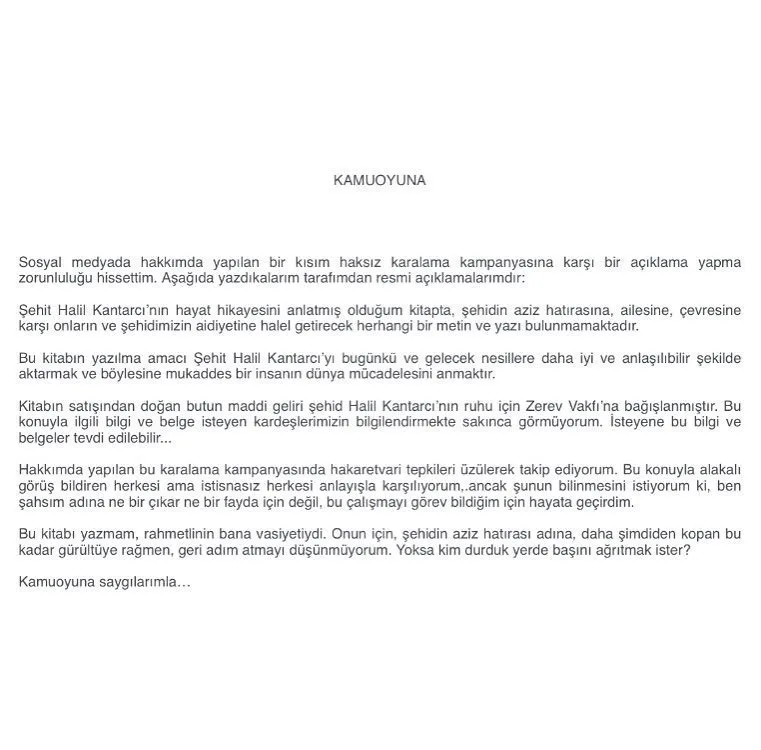 Halil Kantarcı kitabı büyük tepki topladı! - 1