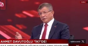 Davutoğlu’ndan itiraf: Üzülerek söylüyorum...