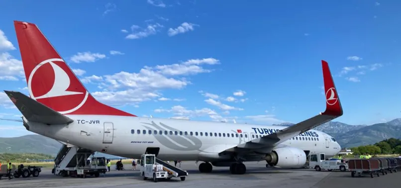 Son dakika: THY'nin İstanbul-Tivat seferleri başladı