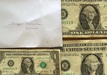 1 dolarların dağıtım şifresi: 'Suyun ötesinden bereket'