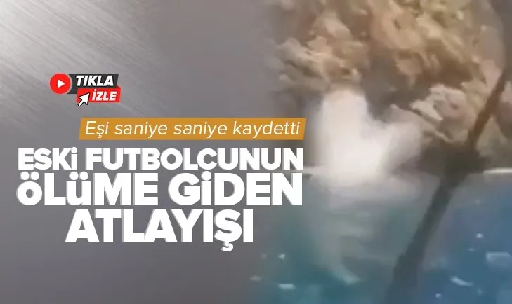 Uçurumdan atlayan eski futbolcu Mourad Lamrabatte hayatını kaybetti! Ölüme giden atlayışı eşi saniye saniye kaydetti