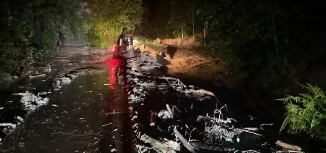 Doğu Karadeniz'de şiddetli yağış! Sel ve su baskınları yaşandı