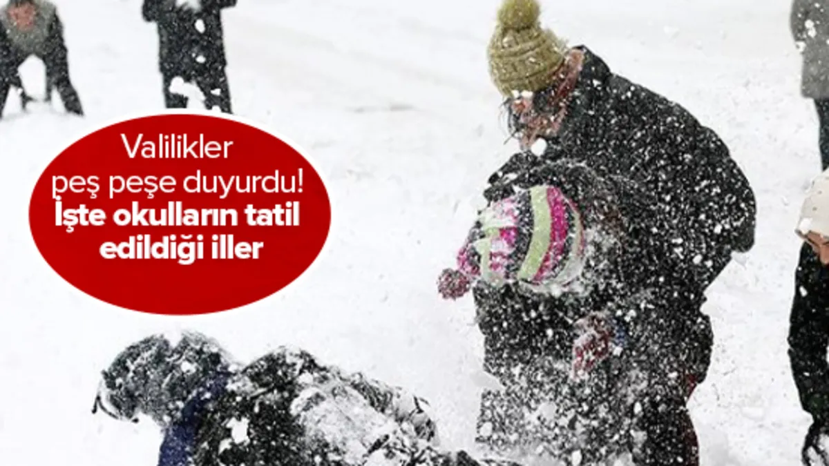 14 Nisan okullar tatil mi? Valiliklerden peş peşe açıklamalar: İşte okulların tatil edildiği iller