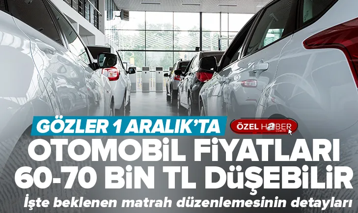 Otomobil fiyatları 60-70 bin TL düşecek!