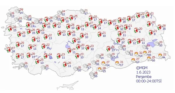 Son dakika | Meteorolojiden çok sayıda il için sağanak yağış uyarısı! İzmir Ankara Eskişehir Konya Antalya... - 3