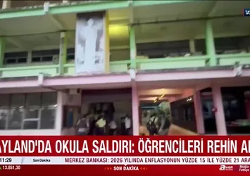 Tayland'da okulda rehin dehşeti!
