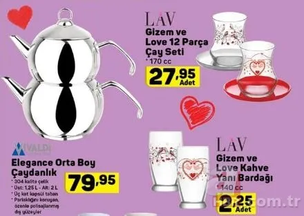 A101 14 Şubat Sevgililer Günü kataloğu! A101 aktüel ürünler kataloğu ve fiyatları 15