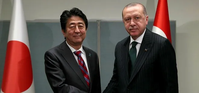 Başkan Erdoğan, Shinzo Abe ile görüştü