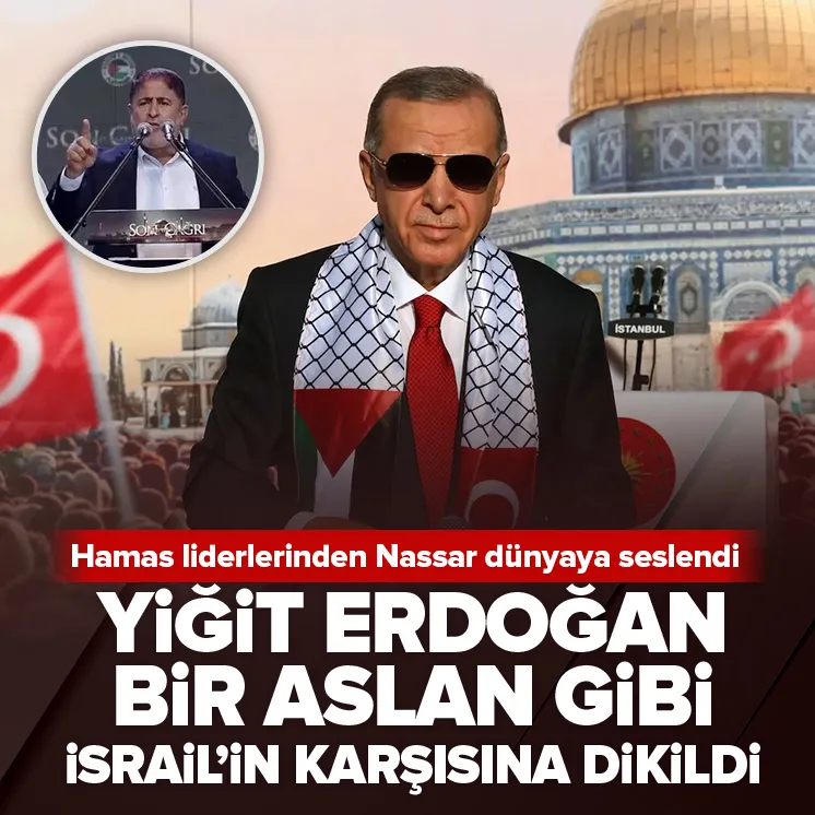 Erdoğan bir aslan gibi İsrail’in karşısına dikildi
