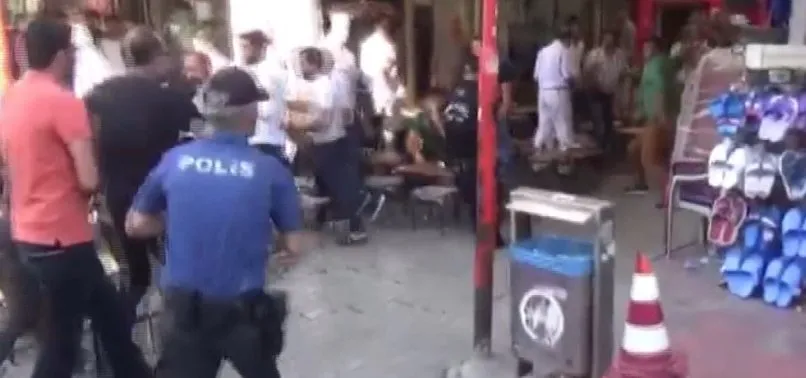 Van Valiliği'den O görüntülerle ilgili açıklama: Polise demir tabure attı