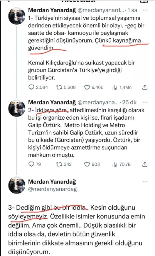 Son dakika | "Kılıçdaroğlu'na suikast" iddiasında bulunan Merdan Yanardağ hakkında soruşturma - 1