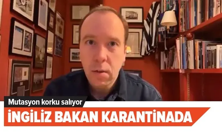 İngiliz Bakan koronavirüs nedeniyle karantina altında