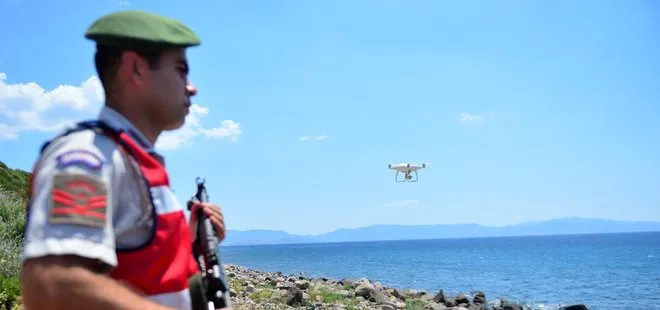 Drone’lar kaçakların peşinde