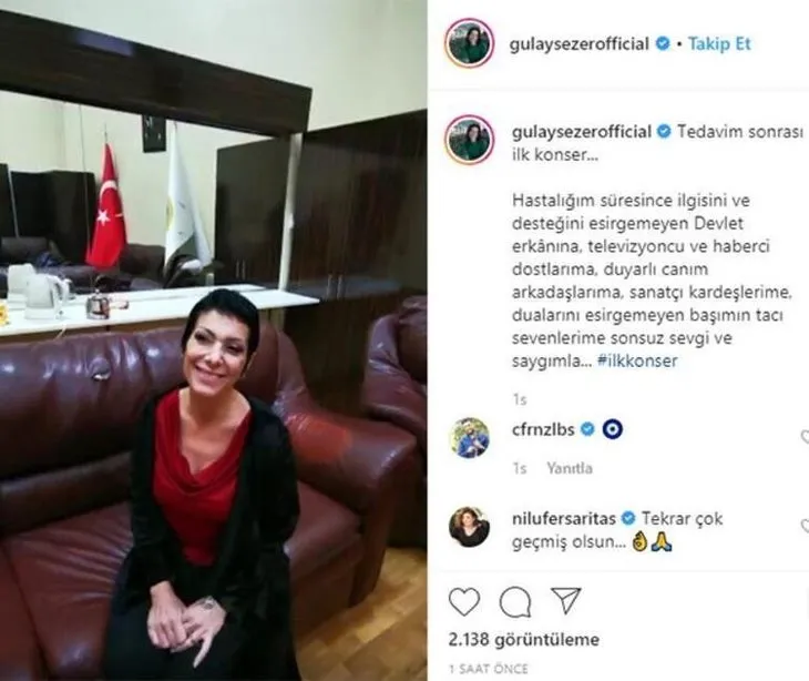 Şarkıcı Gülay Sezer üçüncü kez kansere yakalandı