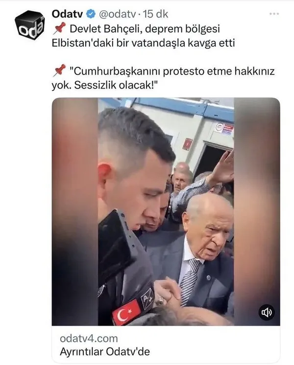 MHP lideri Bahçeli'nin Elbistan'daki uyarısı ODA TV tarafından işte böyle çarpıtıldı - 2