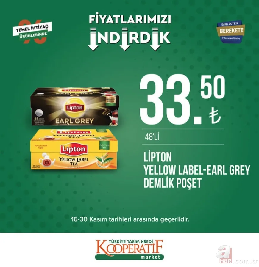 Böyle indirim görülmedi! TARIM KREDİ MARKET AKTÜEL ÜRÜNLER | ÇAY, TOZ ŞEKER, YAĞ fiyatlarında büyük kampanya başladı! 4