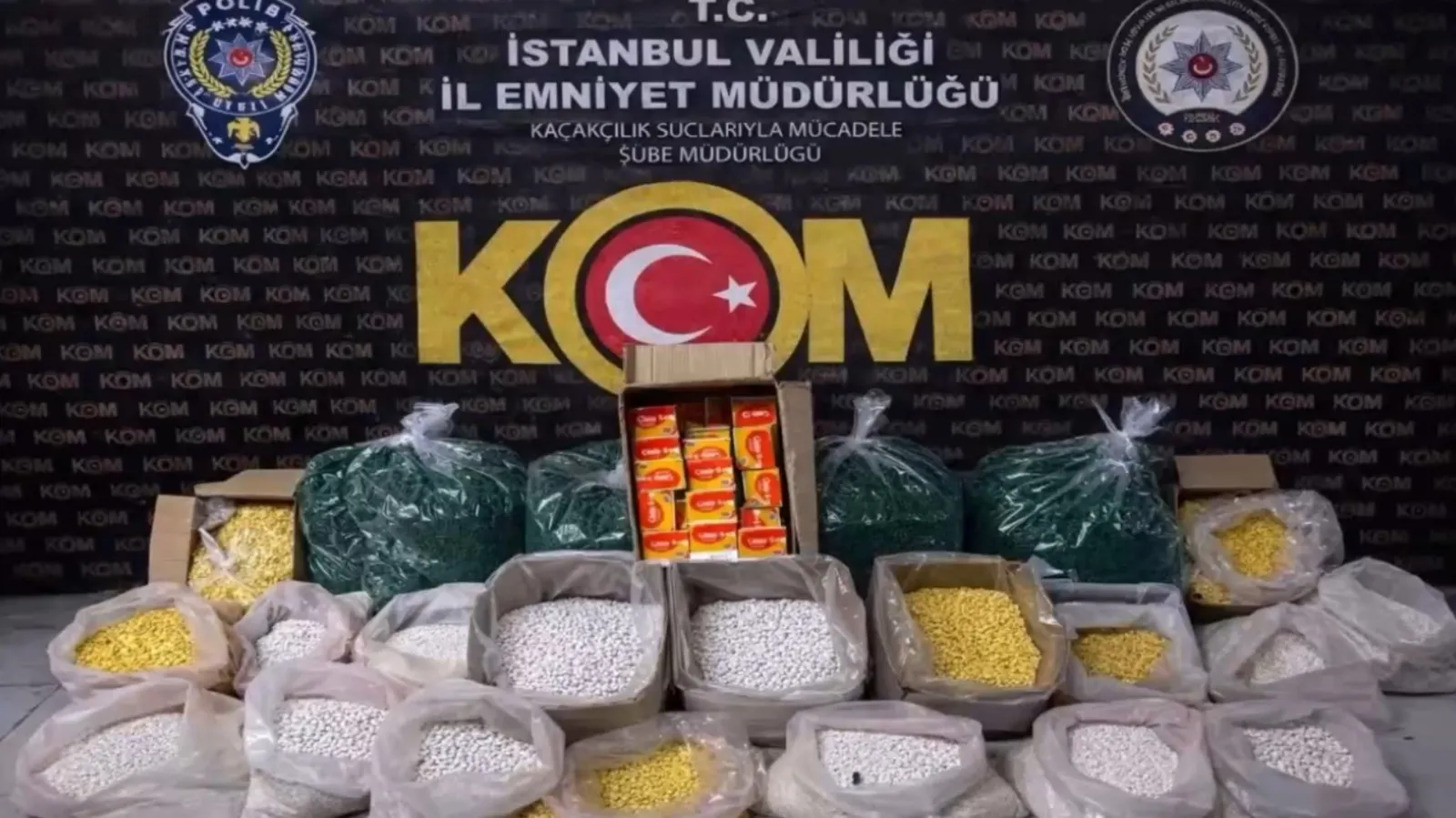 Bayrampaşa’da sahte ilaç imalathanesine operasyon: 1,5 milyon hap ve 10 milyon üretimlik hammadde ele geçirildi, 1 tutuklama