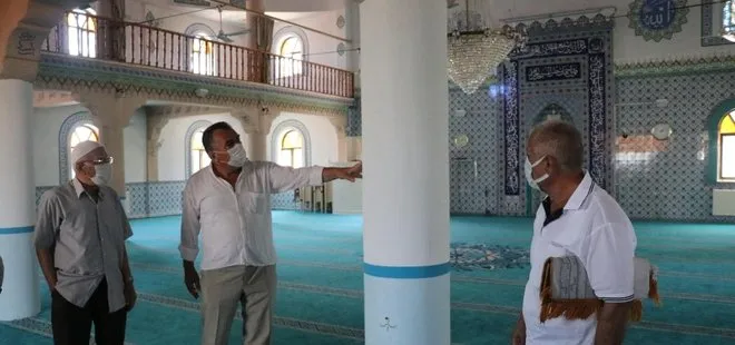 Denizli’de camiye çirkin saldırı: Boyayla tahrip ettiler