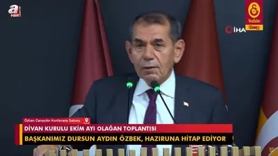 Dursun Özbek: Galatasaray Adası satılamaz