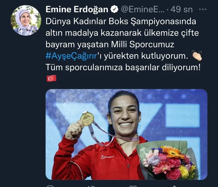 emine-erdogandan-boksta-altin-madalya-kazanan-ayse-cagirira-tebrik-1652985605464.jpg Emine Erdoğan'dan boksta altın madalya kazanan Ayşe Çağırır'a tebrik - 1