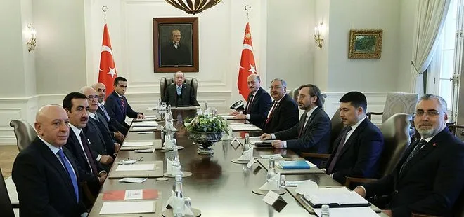 Son dakika: Başkan Erdoğan TİSK heyetini kabul etti