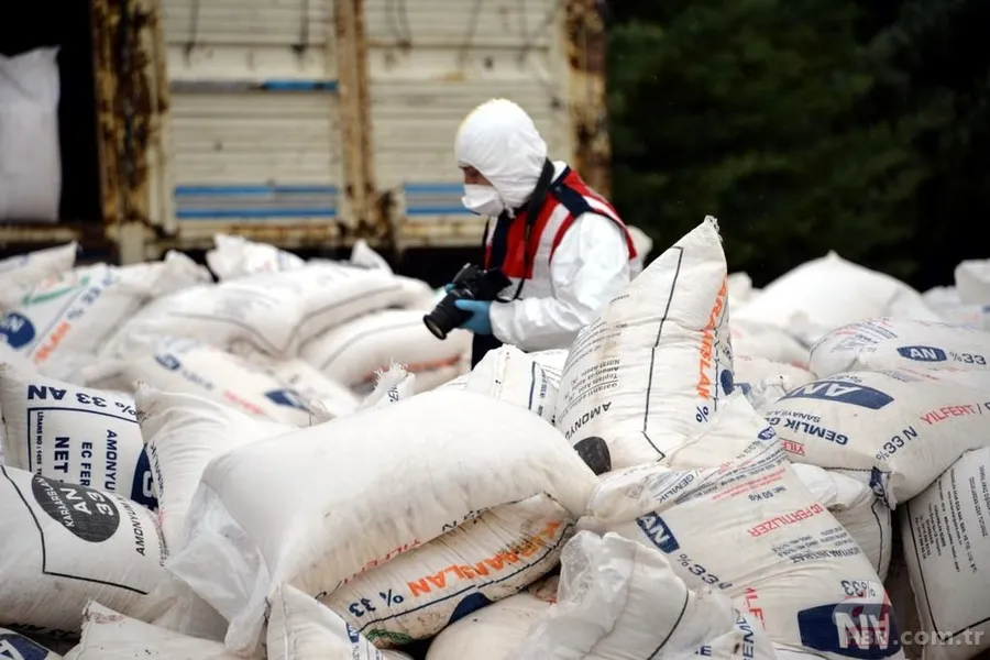 Dİyarbakır'da 157 ton amonyum nitrat ele geçirildi 19