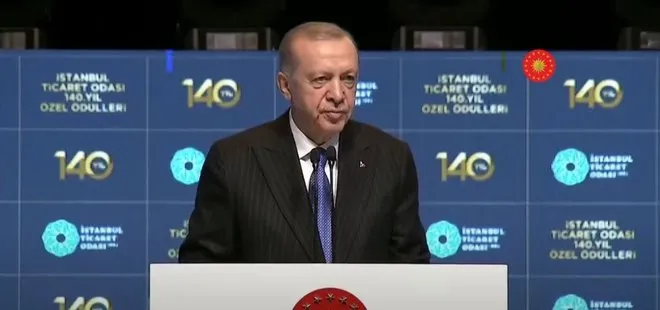 Son dakika: İstanbul Ticaret Odası özel ödülleri | Başkan Erdoğan’dan önemli açıklamalar