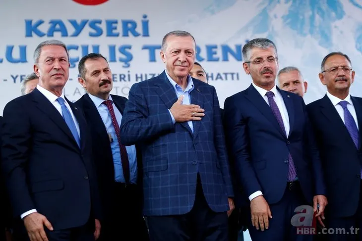 Kayseri’de Başkan Erdoğan’ın dikkat çektiği afiş! “7 düvel, 7’li masa...