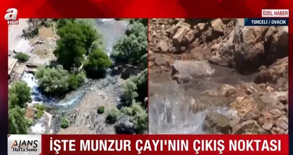 A Haber Ovacık'ta doğa harikası Munzur Çayı'nı görüntüledi! Terörden temizlendi turistler akın etti - 1