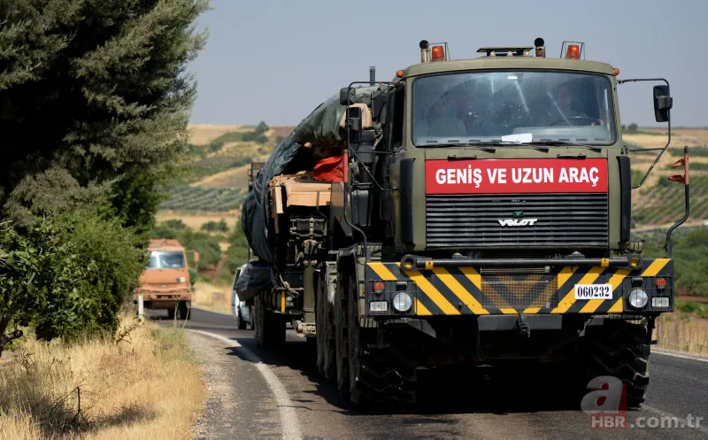 Son dakika: S-400 teslimatının ardından Suriye sınırında dikkat çeken sevkiyat 9