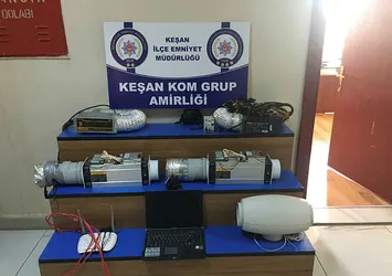 Edirne'de Bitcoin baskını