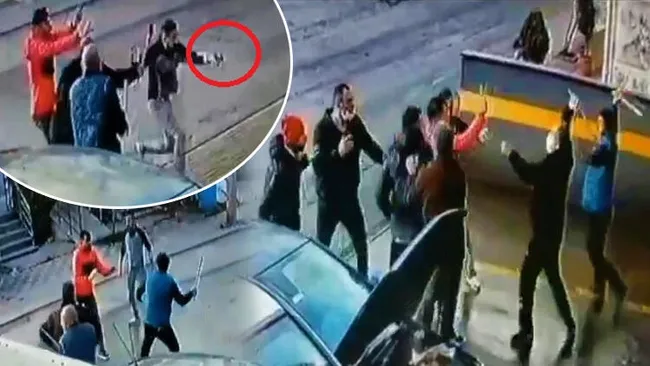 Kocaeli’de silah çeken şahsı levyeyle kovaladılar! O anlar kamerada - 2