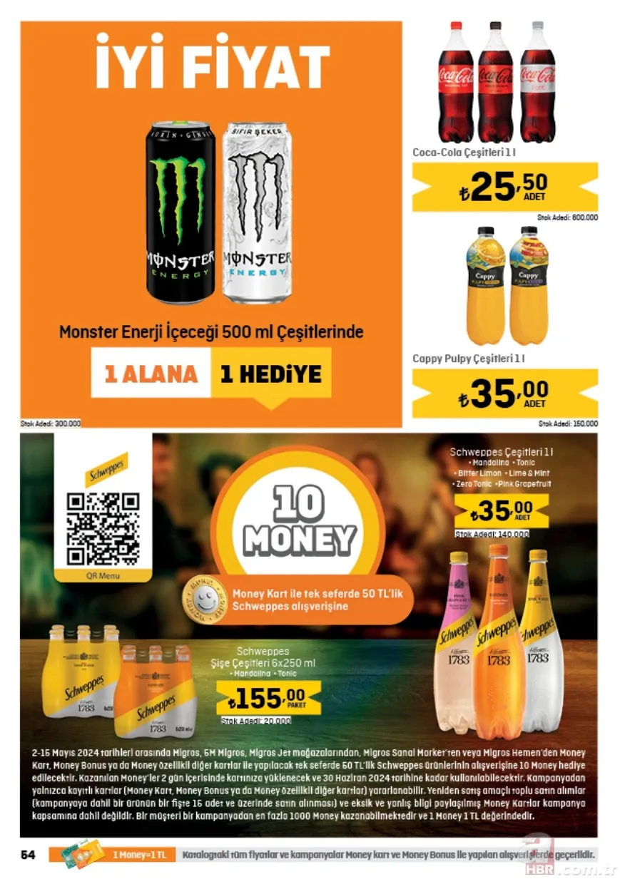 Migros 13 Mayıs indirim kataloğu yayınladı! 2,5KG Baldo Pirinç 134,00 TL, Tekirdağ Köfte 135,95 TL, 5GK Un 68,95 TL, Tuvalet Kağıdı 32’li 199,95 TL’ye satışta 11