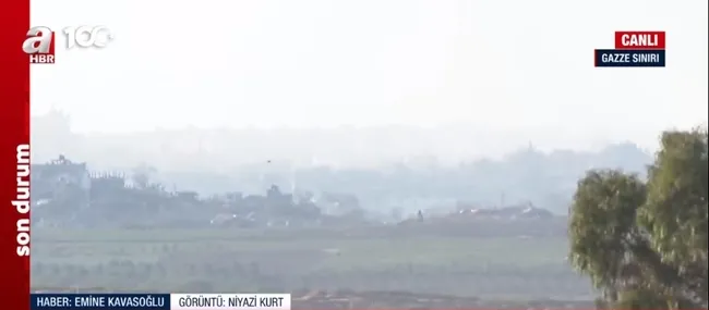 Katil İsrail ölüm saçıyor | Gazze’ye yönelik saldırılarda 32. gün! A Haber savaş bölgesinde