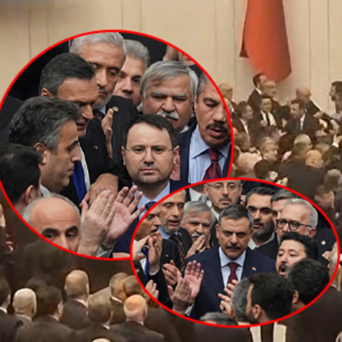 TBMM'de CHP'den provokasyon! Kürsü işgali ile törene engel olmaya çalıştılar