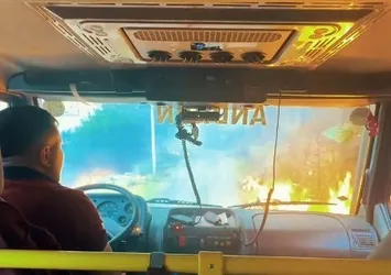 Kahramanmaraş yangınında alevlere dalan ekipten duygulandıran sözler: Allah bizimle beraber korkmayın