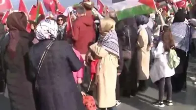 İzmir’den Gazze’ye destek mitingi