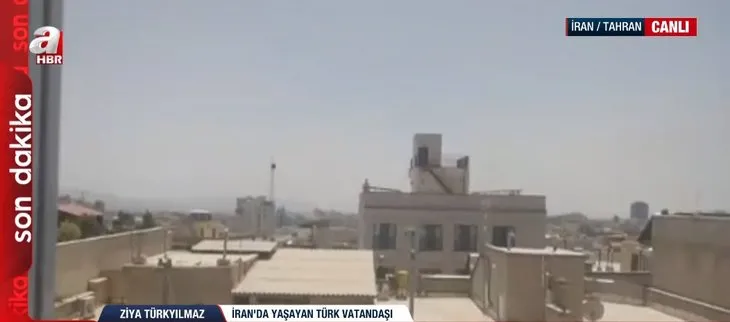 Saldırıları damdan seyrediyoruz