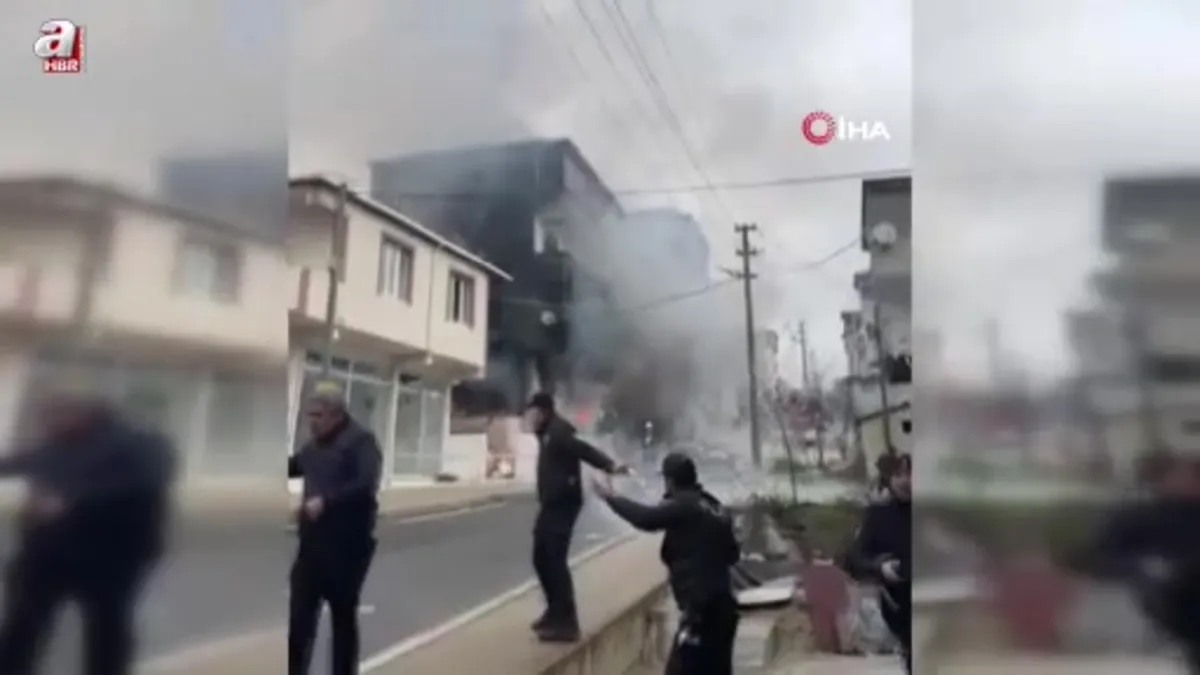 Tekirdağ'da doğal gaz patlaması!