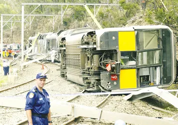 Avustralya'da feci kaza! Yük treni raydan çıktı