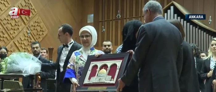 Filistinli ve Türk müzisyenlerden barış konseri! Emine Erdoğan: Tüm dünyaya barış diye haykırıyorlar - 4