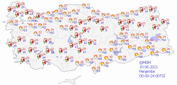 1623077804121.png Meteoroloji'den çok sayıda il hakkında son dakika açıklaması! Hava sıcaklıkları kafaları karıştıracak! İstanbul Ankara İzmir hava durumu - 5