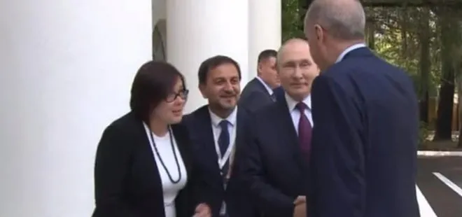 Rusya Devlet Başkanı Vladimir Putin Başkan Recep Tayyip Erdoğan’ı böyle karşıladı! Karadeniz vurgusu dikkat çekti