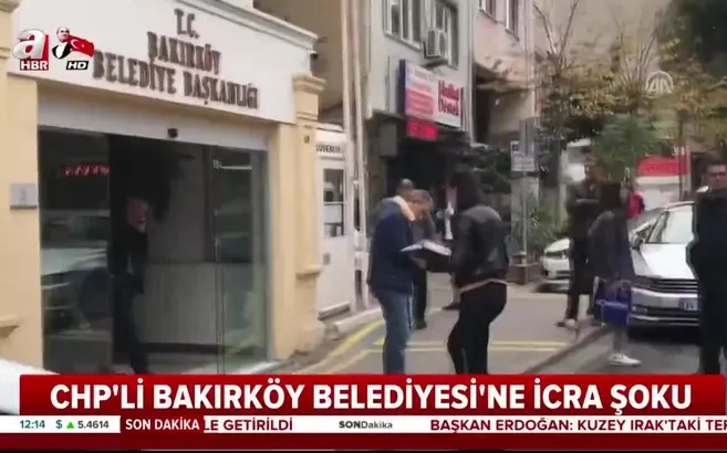 CHP'li Bakırköy Belediyesi'ne icra şoku!